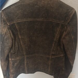 Wilsons Leather Distressed Brown Jacket